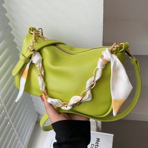 women shoulder bag,green